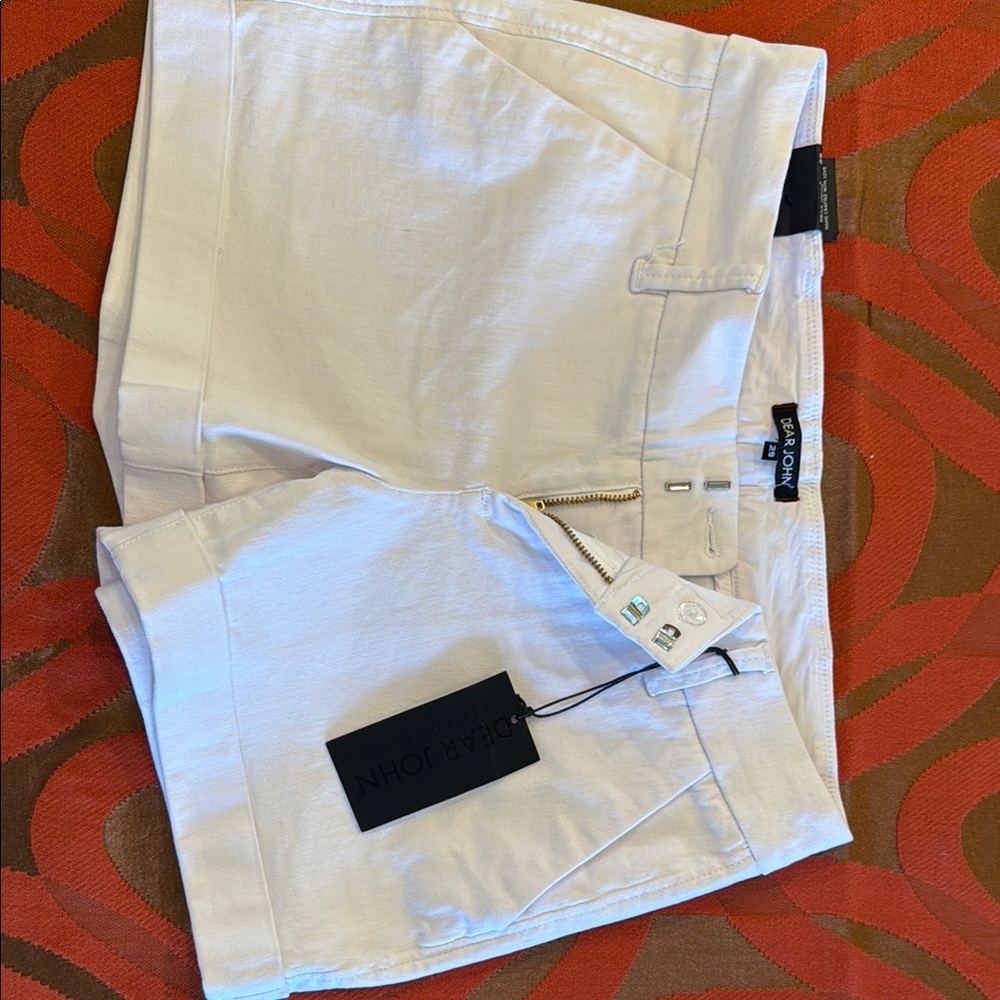 White Denim Shorts by Dear John